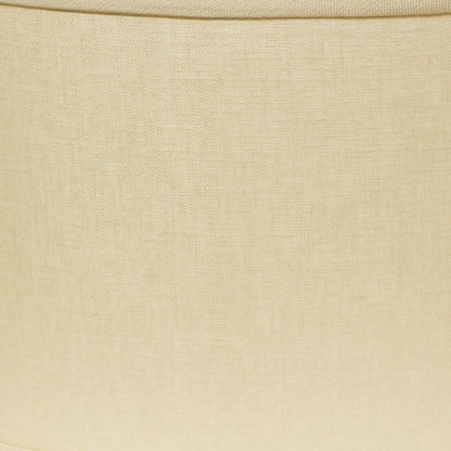 16" Dark Wheat Throwback Oval Linen Lampshade