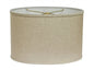 Beige Linen Oval Lamp Shade