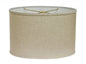 Beige Linen Oval Lamp Shade