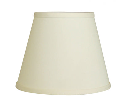 8" Ivory Hardback Empire No Slub Lampshade