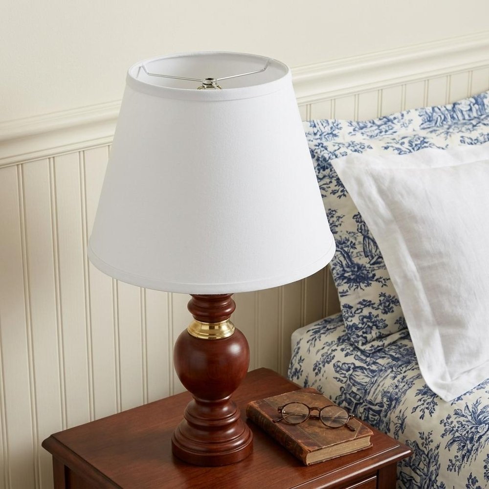 White No Slub Innsbruck Empire Lamp Shade