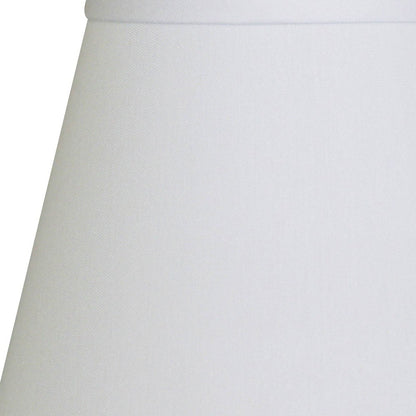 White No Slub Innsbruck Empire Lamp shade 8"W Bottom