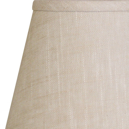 8" Light Wheat Hardback Empire Linen Lampshade
