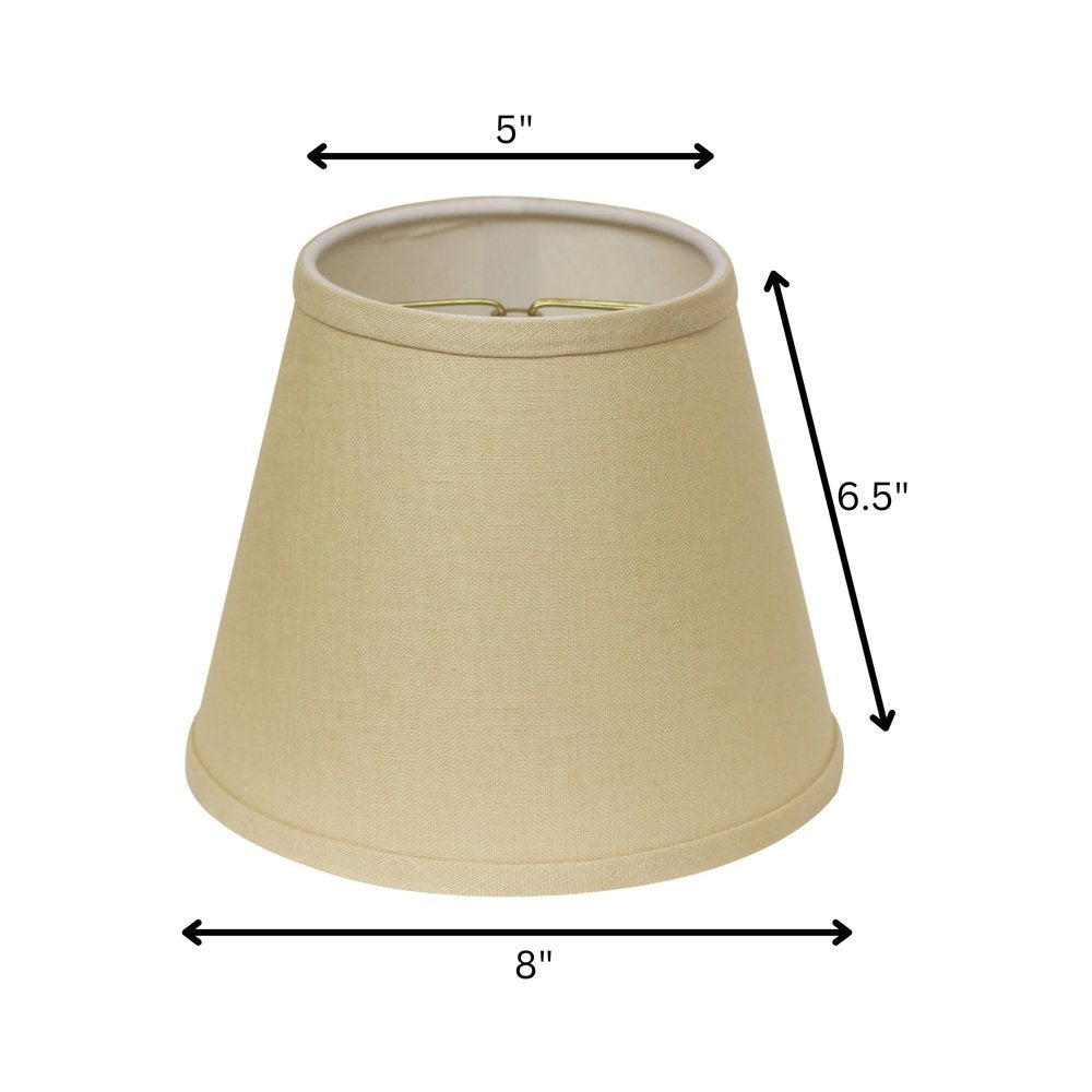 Beige Linen Empire Lamp Shade