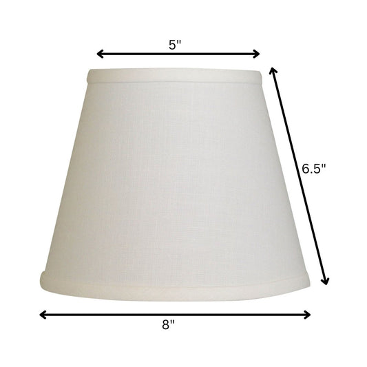 Beige Linen Empire Lamp Shade