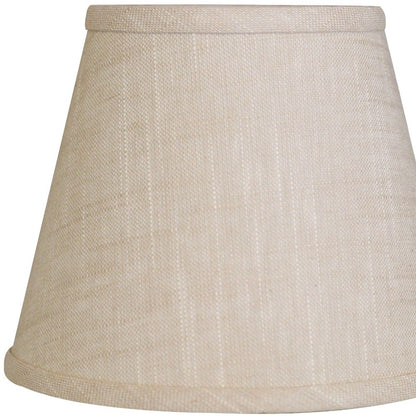 10" Light Wheat Hardback Empire Linen Lampshade