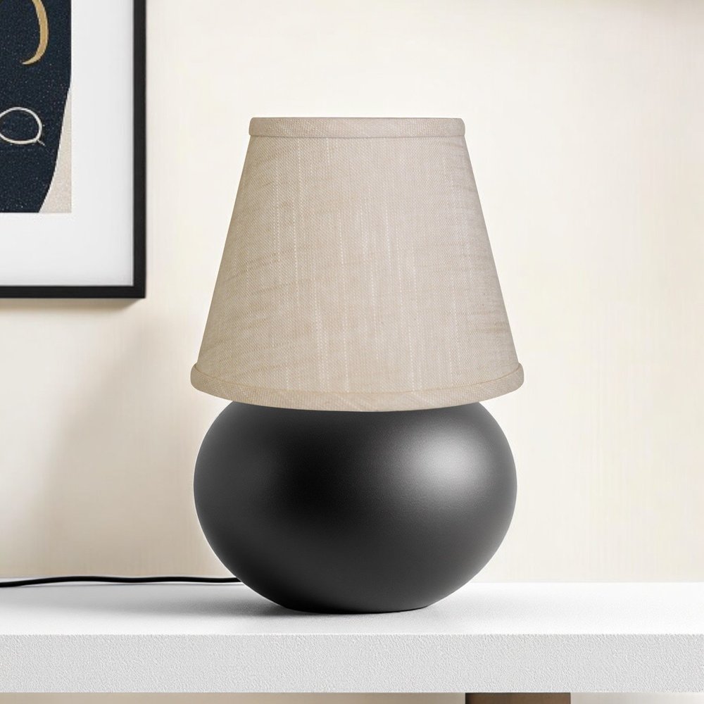 Light Yellow Linen Empire Lamp Shade