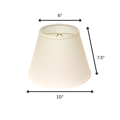 Beige Linen Empire Lamp Shade