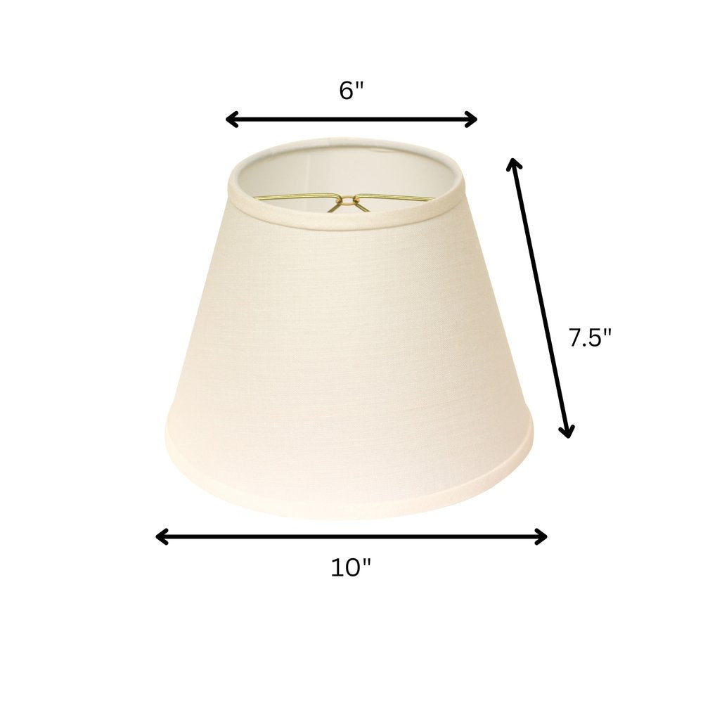 Beige Linen Empire Lamp Shade