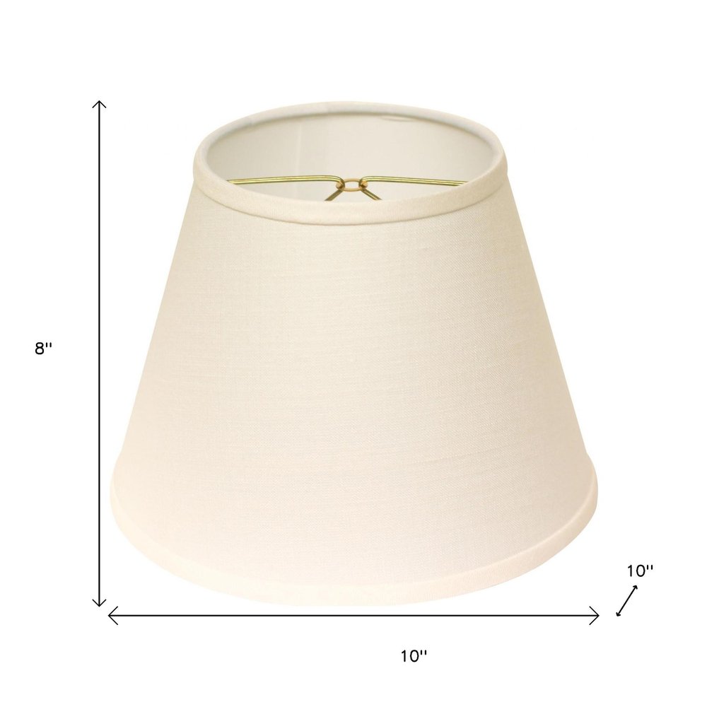 Beige Linen Empire Lamp Shade