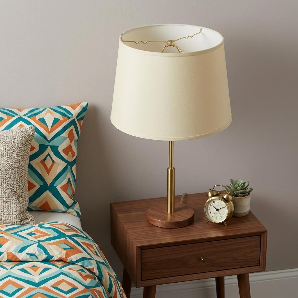 Ivory No Slub Innsbruck Empire Lamp Shade