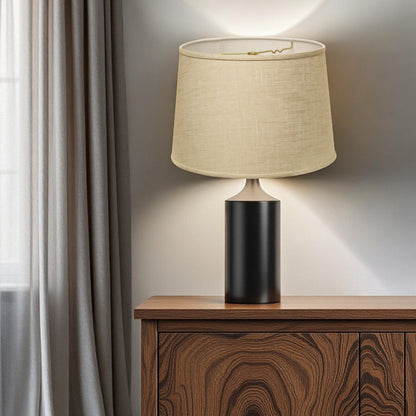 Light Yellow Linen Empire Lamp Shade