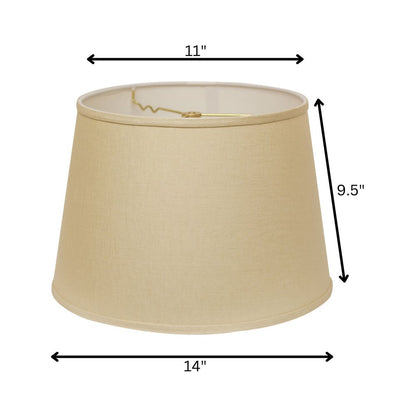 Beige Linen Empire Lamp Shade