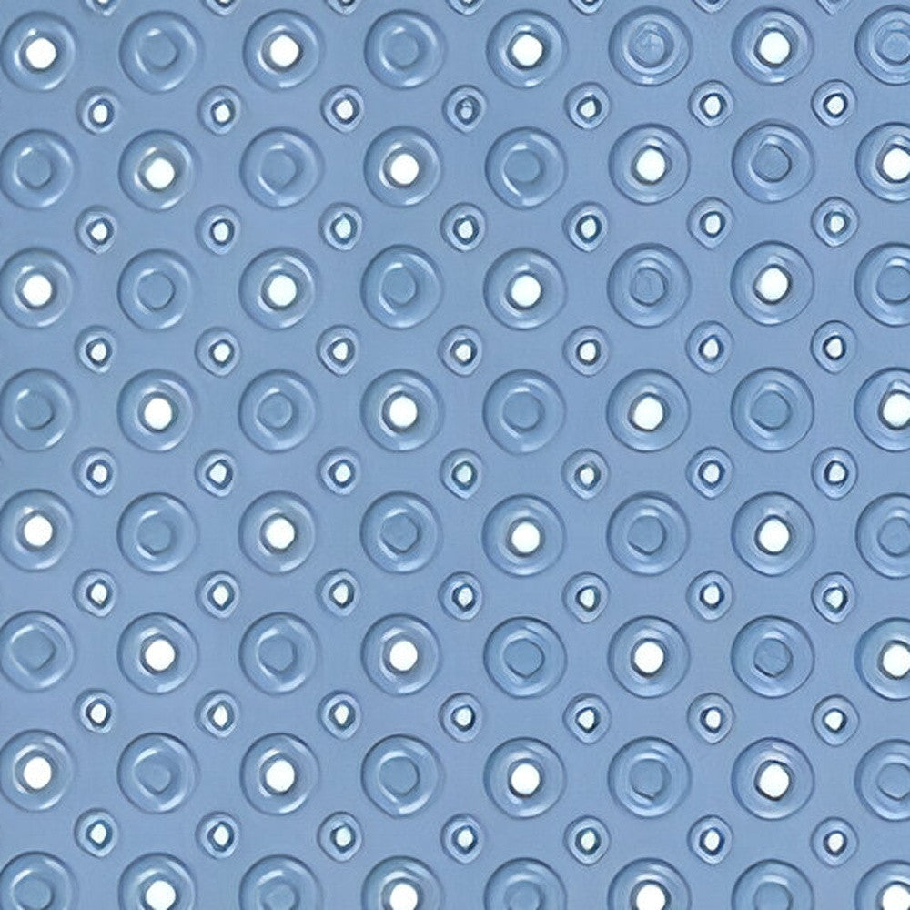 40" Blue Bubbles Non Slip Bathtub Mat