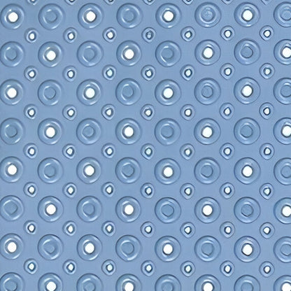 40" Blue Bubbles Non Slip Bathtub Mat