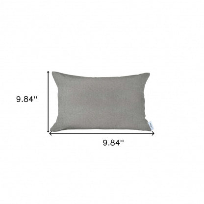 12" X 20" Beige Lumbar Throw Pillow Cover