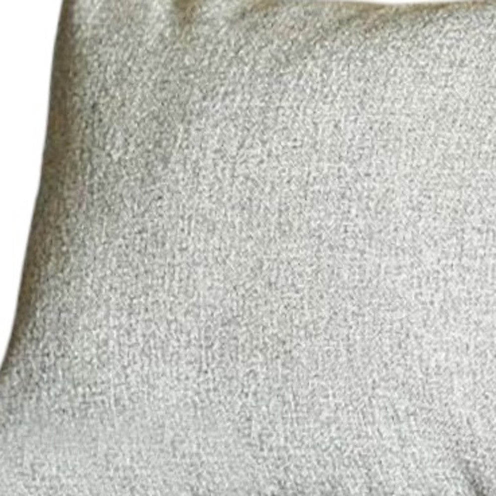 12" X 20" Black and Gray Lumbar Throw Pillow Cover