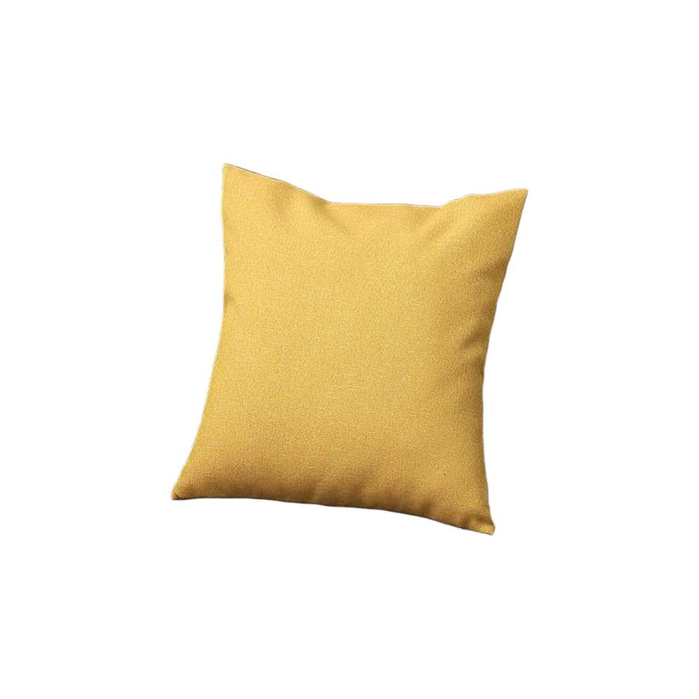18" Yellow Throw Pillow Cover
