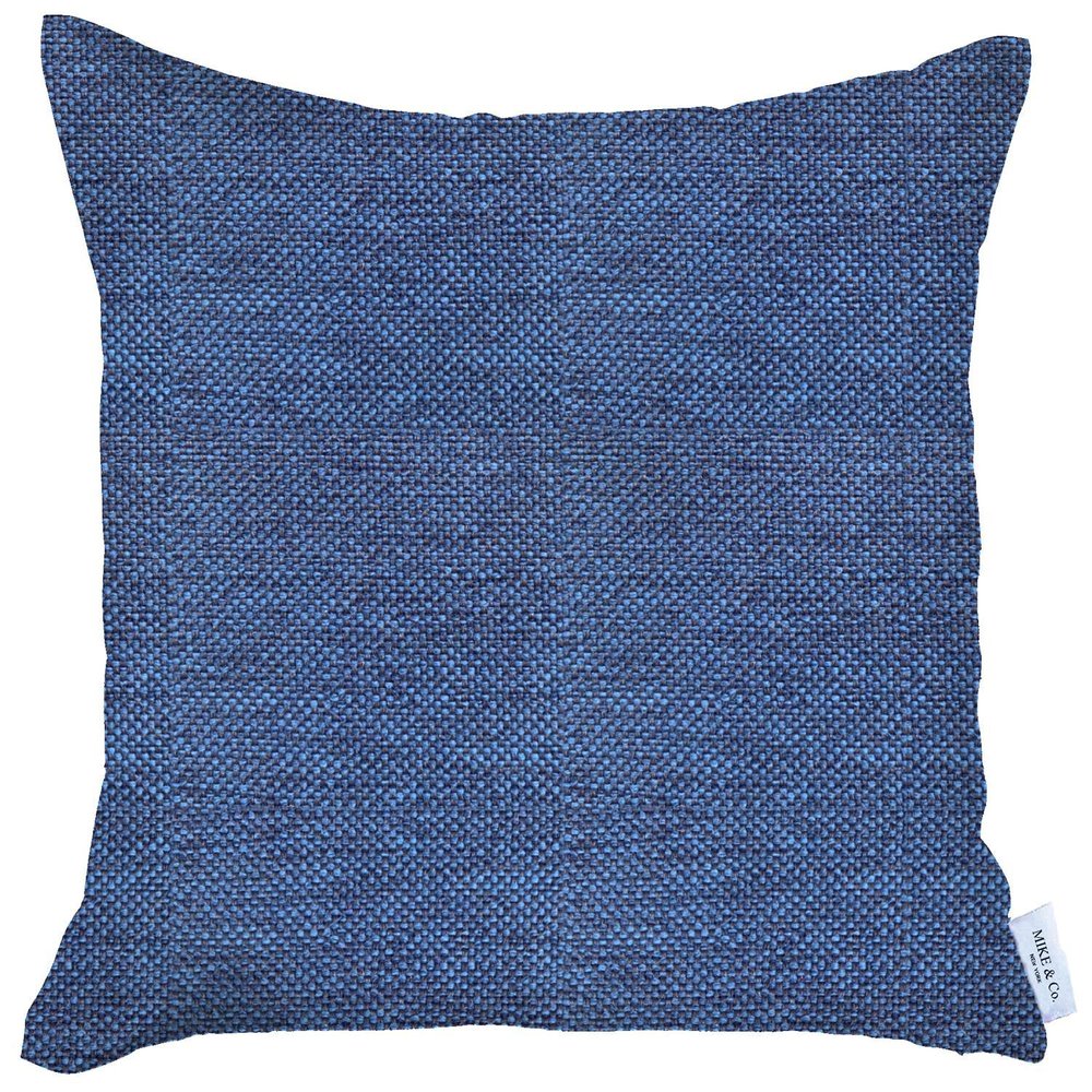18" Blue Throw Pillow Cover