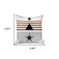18" X 18" Black And Red Abstract Zippered Handmade Polyester Throw Pillow Cover