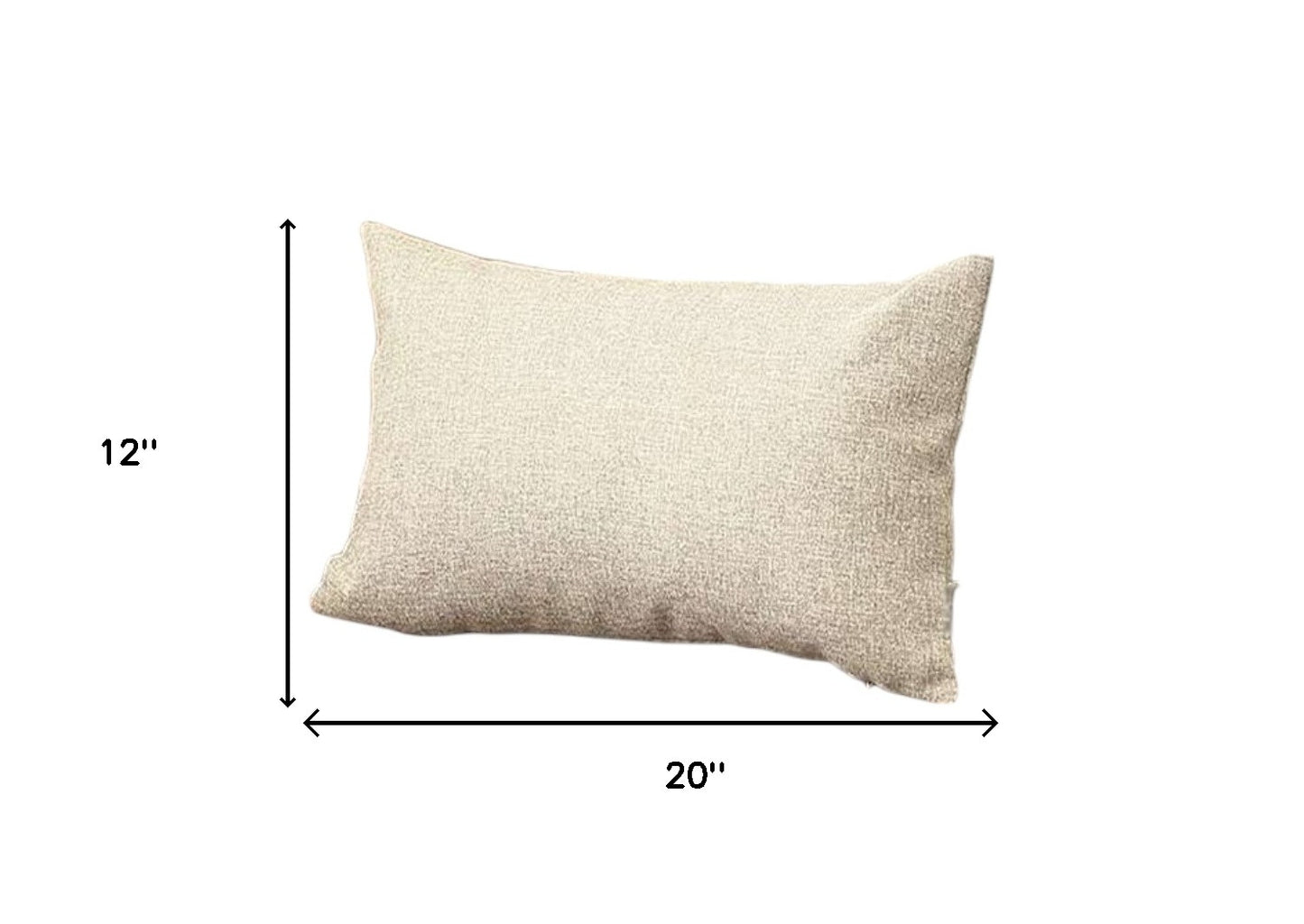 Set Of Two 20" X 12" Grey And Black Polyester Geometric Zippered Pillow