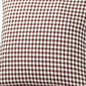 Set Of Two 18" X 18" Red Polyester Houndstooth Zippered Pillow