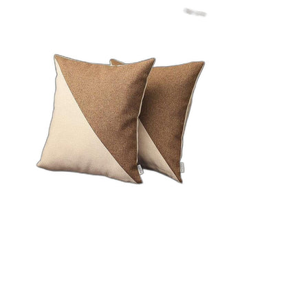 Set Of Two 18" X 18" Polyester Zippered Pillow