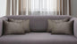 Set of Four 12" X 20" Black Fabric Lumbar Throw Pillows