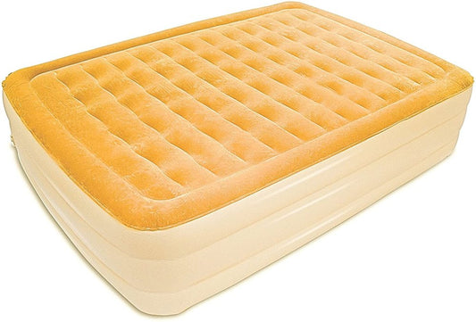 Dreamy Golden Inflatable Queen Size Air Mattress