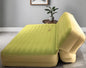 Incline Adjustable Moss Green Inflatable Queen Size Air Mattress