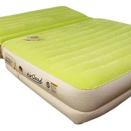 Incline Adjustable Moss Green Inflatable Queen Size Air Mattress