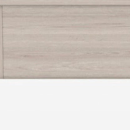 31" Light Gray And White Wood Three Drawer Dresser
