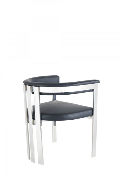 Black Silver Dining Chair