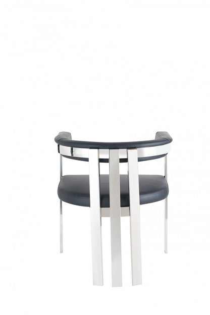 Black Silver Dining Chair