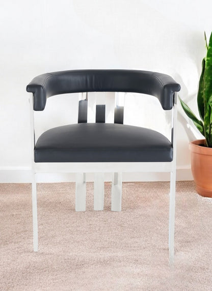 Black Silver Dining Chair