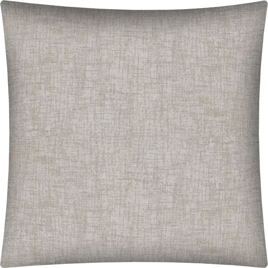 17" X 17" Taupe And Taupe Zippered Solid Color Throw Indoor Outdoor Pillow Cover