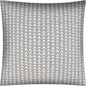 17" Taupe and White Striped Indoor Outdoor Throw Pillow Cover