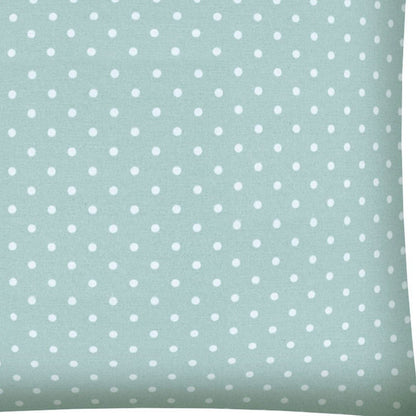 17" Seafoam Polka Dot Indoor Outdoor Throw Pillow Cover