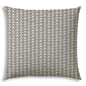 20" Taupe and White Striped Indoor Outdoor Throw Pillow Cover