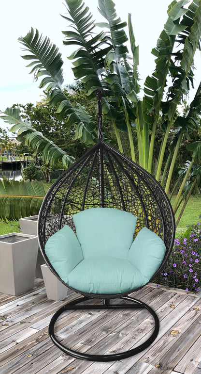 Primo Charcoal Indoor Outdoor Replacement Cushion for Egg Chair