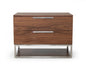 22" Wood Two Drawer Nightstand