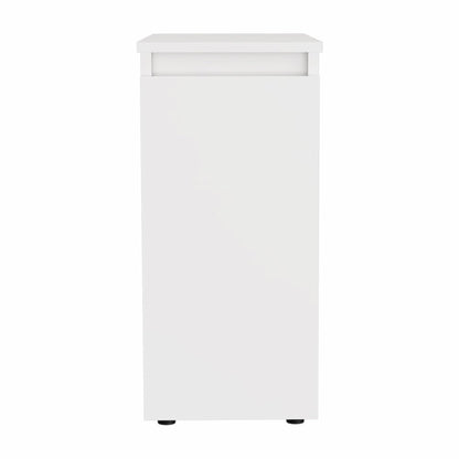 10" White Wood Freestanding Bathroom Vanity