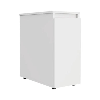 10" White Wood Freestanding Bathroom Vanity