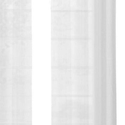 Set of Two 84"  White Solid Modern Window Panels