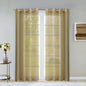 Set of Two 84"  Tan Solid Modern Window Panels
