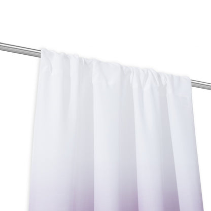 Set of Two 84"  Purple Ombre Window Curtain Panels