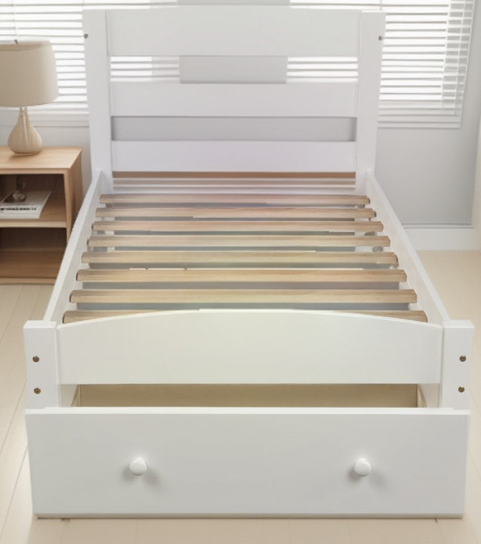 White Twin Bed Frame