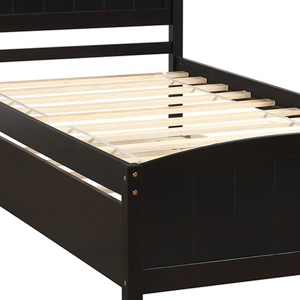 Espresso Twin Bed with Trundle