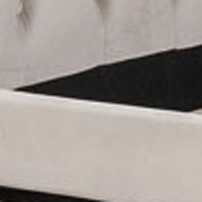 Beige Wood Tufted Upholstered Twin Bed Frame with Trundle