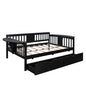 Espresso Solid and Manufactured Wood Full Bed